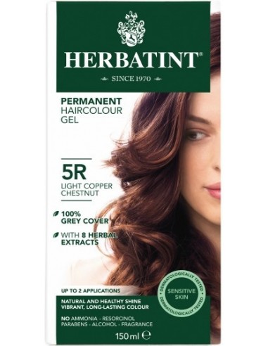 Herbatint Permanent Hair Dye 5R Light Copper Chestnut 150Ml