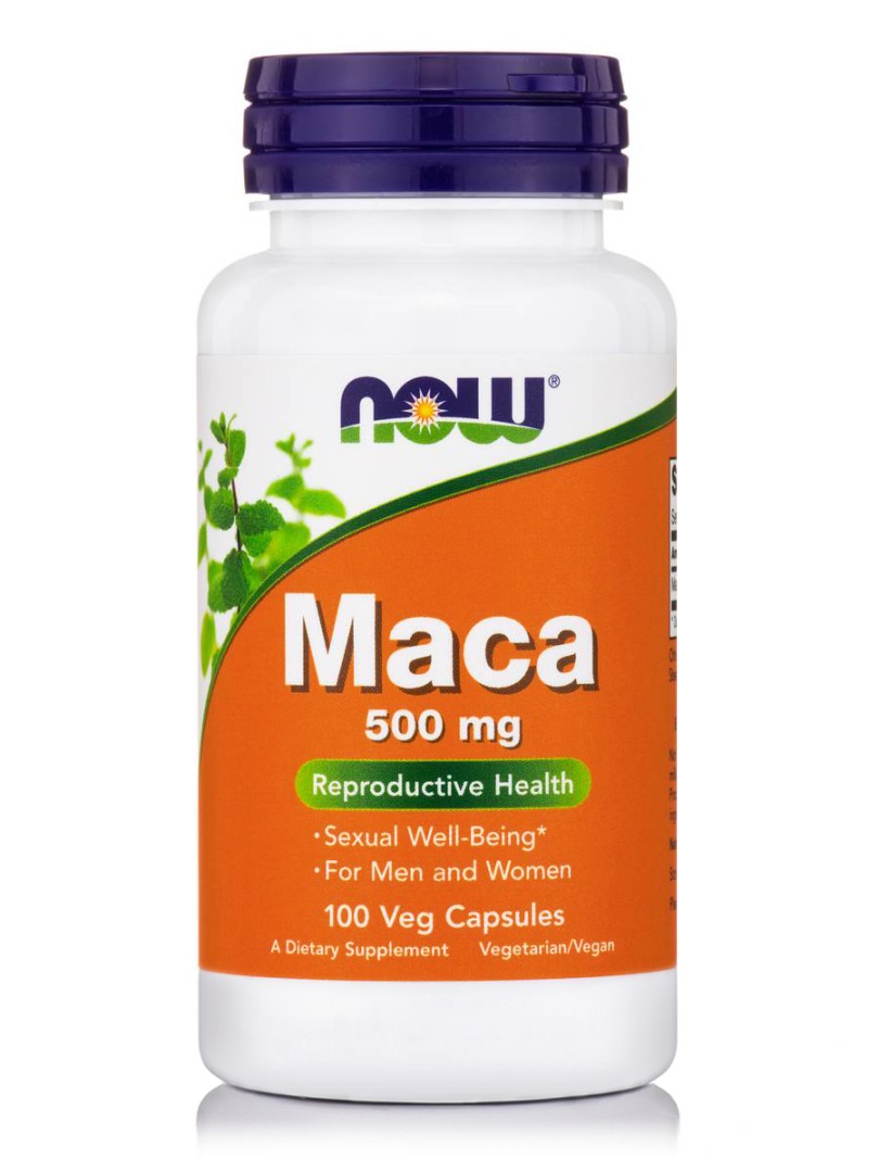 Now Maca 500Mg 100 Caps