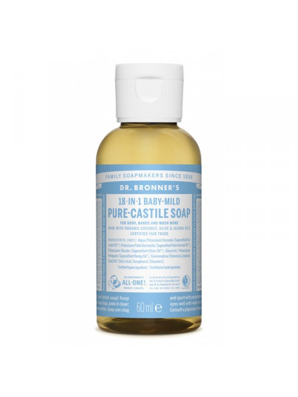 Dr. Bronners 18 In 1 Baby Mild Soap 60Ml