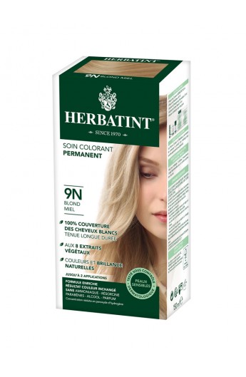 Herbatint Permanent Hair Dye 9N Honey Blonde 150Ml