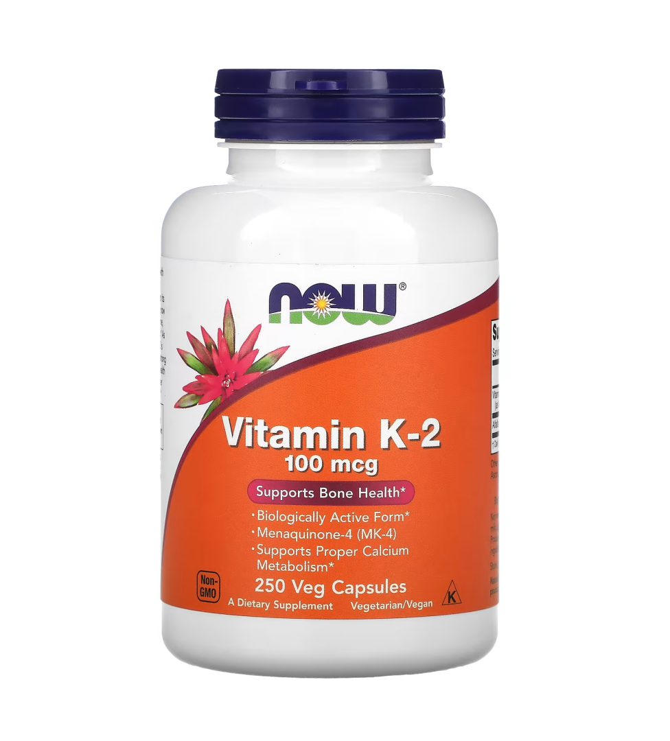 Now Vitamin K2 100Mcg 250 Veg Caps