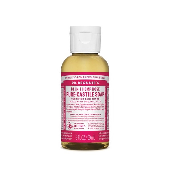 Dr. Bronners 18 In 1 Hemp Rose Soap 50Ml