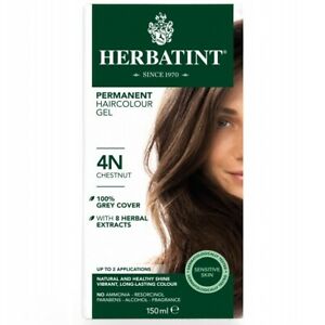 Herbatint Permanent Hair Dye 4N Chestnut 150Ml