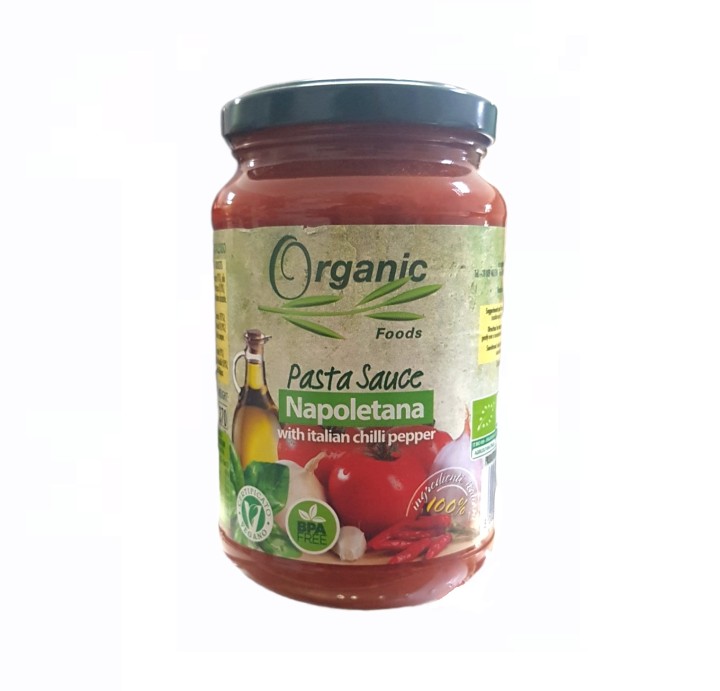 Organic Foods, Pasta Sauce Napoletana 350G Bio