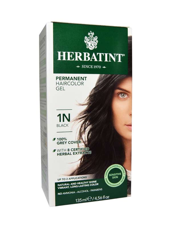 Herbatint Permanent Hair Dye 1N Natural Black 150Ml
