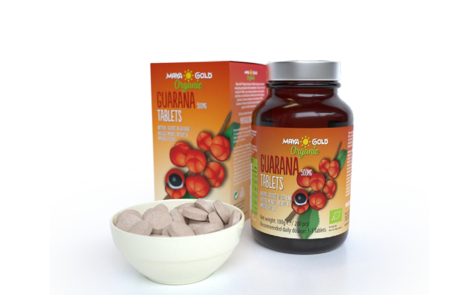 Maya Gold Guarana Tablets 500Mg 200Pcs Bio