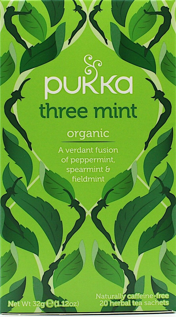 Pukka Three Mint  Herbal Tea 20 Sachets