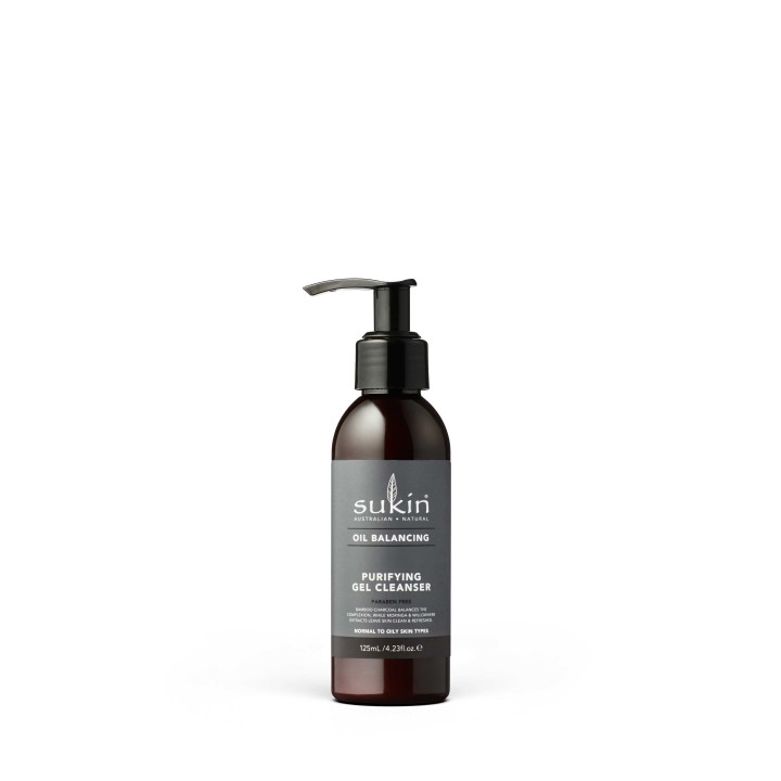 Sukin Oil Balancing Charcoal Gel Cleanser 125Ml
