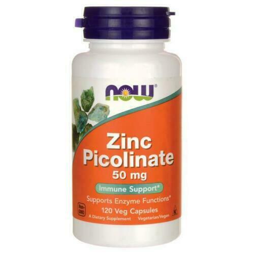Now Zinc Picolinate 50Mg 120Vcaps