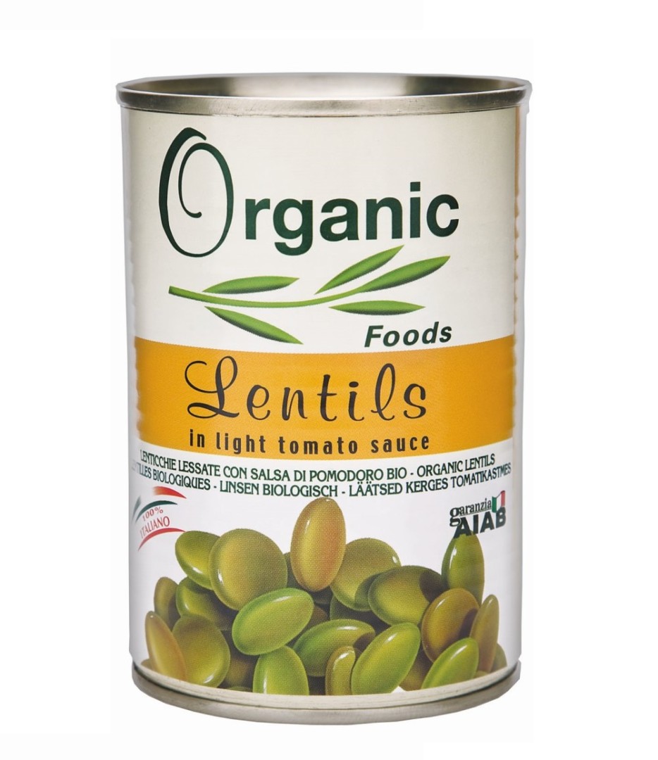 Organic Foods, Lentils 400G Bio