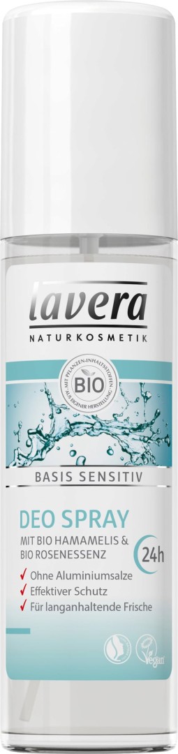 Lavera Basis Sensitive Aloe Vera Spray Deodorant 75Ml