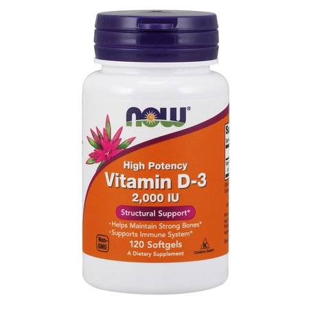 Now Vitamin D3 2000Iu 120S