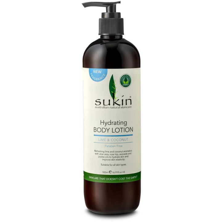 Sukin Hydrating Body Lotion Lime Coconut 500Ml