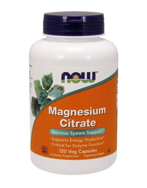Now, Magnesium Citrate 120 Vcaps