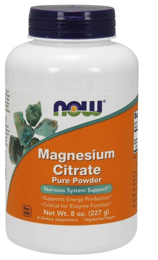 Now Magnesium Citrate Pure Powder 227G
