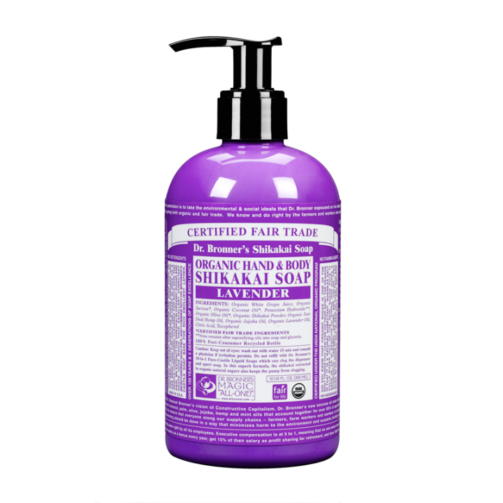 Dr. Bronners Shikakai Soap Lavender 355Ml