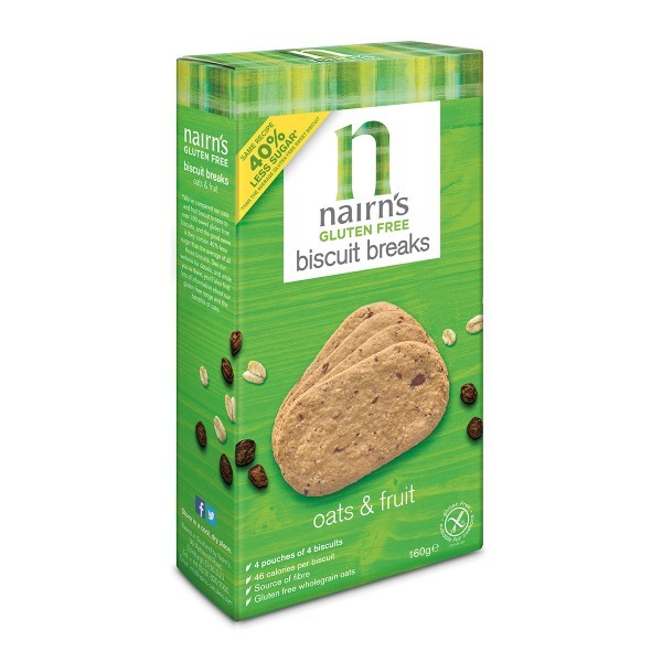 Nairns, Oats Fruit Biscuit Breaks 160G Xg