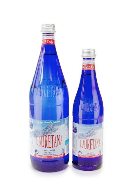 Lauretana Sparkling Mineral Water Glass 1L