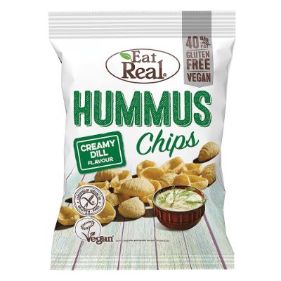 Eat Real Hummus Creamy Dill Crisps 45Gr