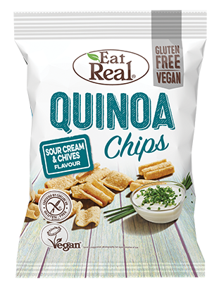 Eat Real Sour Cream Chives Quinoa Chip 80G