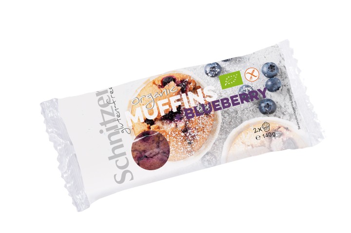 Schnitzer Muffins Blueberry 140G G/F Bio