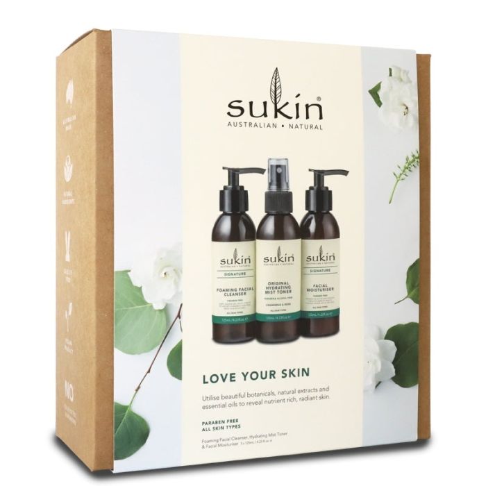 Sukin, Love Your Skin 3 Step Face Kit 3 X 125ml