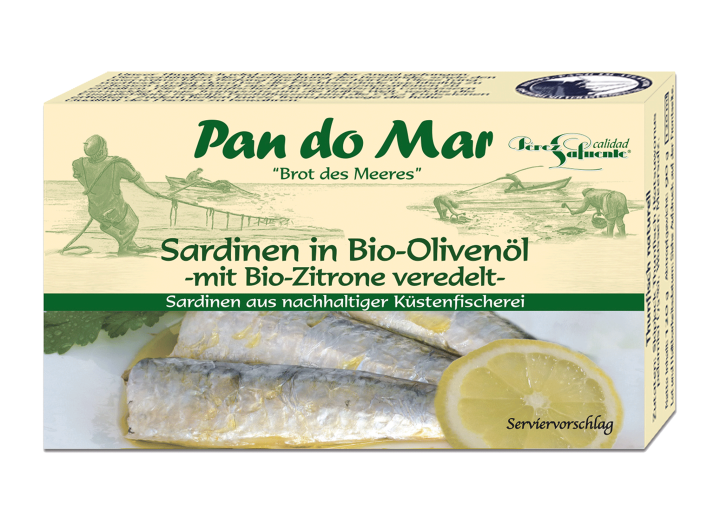 Pandomar Sardines In Olive Oil With Lemon 125Ml