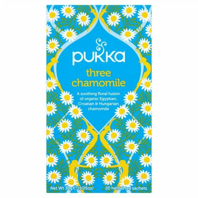 Pukka Three Chamomile  Herbal Tea 30G Bio