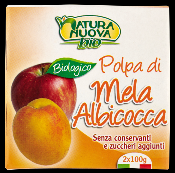 Frulla Apple Apricot Pulp 2X100G Bio