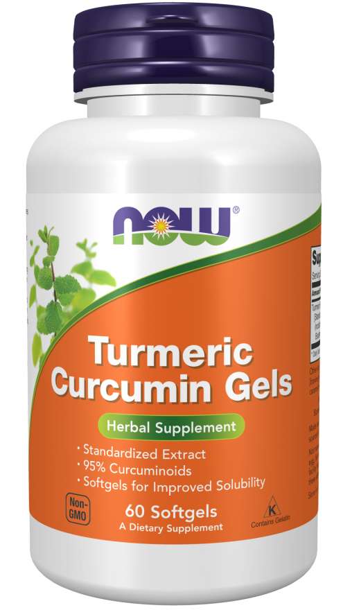Now Turmeric Curcumin Gels 60 Caps