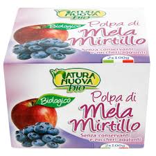 Frulla Apple Bluebery Pulp 2X100G Bio