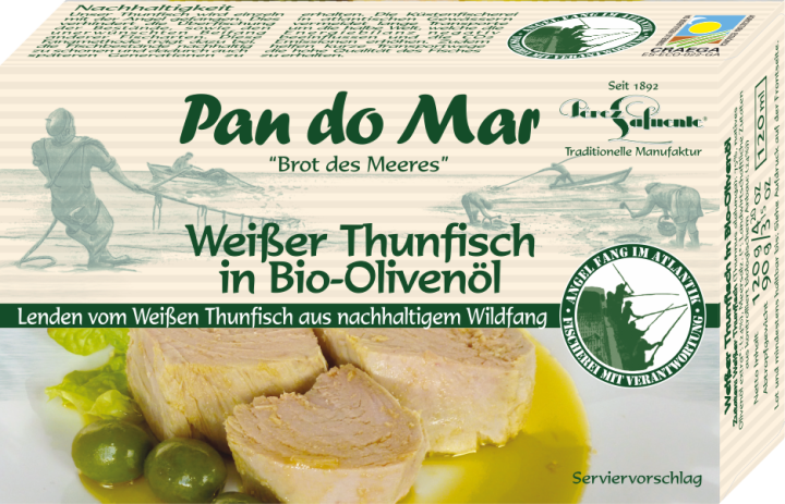 Pandomar White Tuna In Bio Olive Oil 120Ml