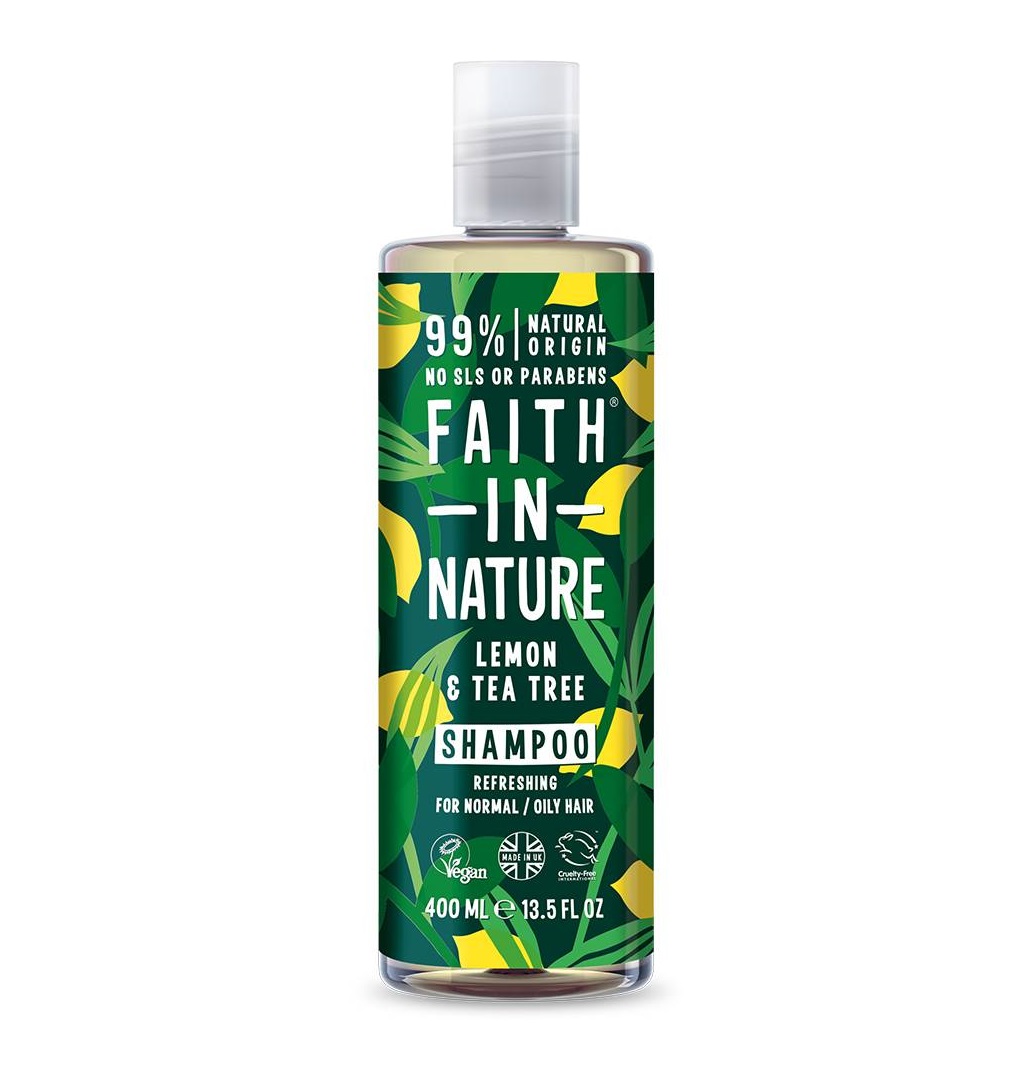 Faith In Nature Lemon Tea Tree Shampoo 400Ml