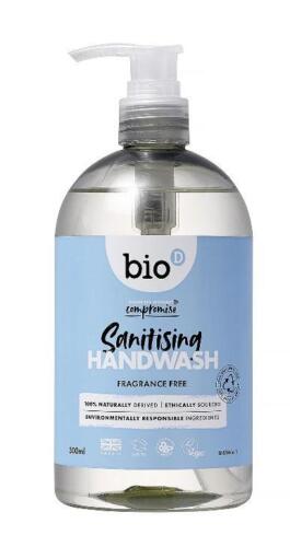 Bio D Fragrance Free Liquid Handwash 500Ml
