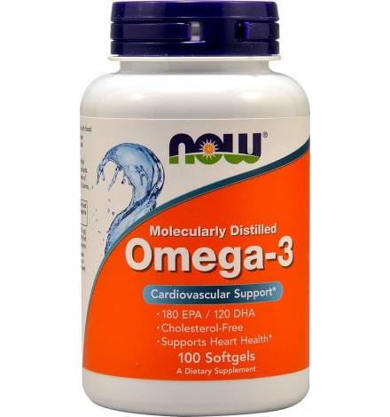 Now Omega 3 1000Mg 100 Soft Gels