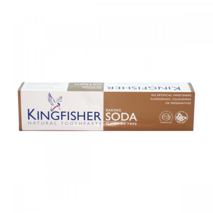 Kingfisher Toothpaste Baking Soda Fluoride Free 100Ml