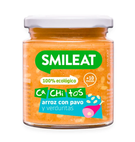 Smileat Rice Turkey With Vegetables Baby Food 230G Bio