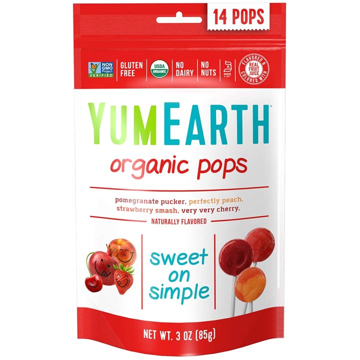 Yumearth Lollipops Mix Fruit Bio 14Pcs