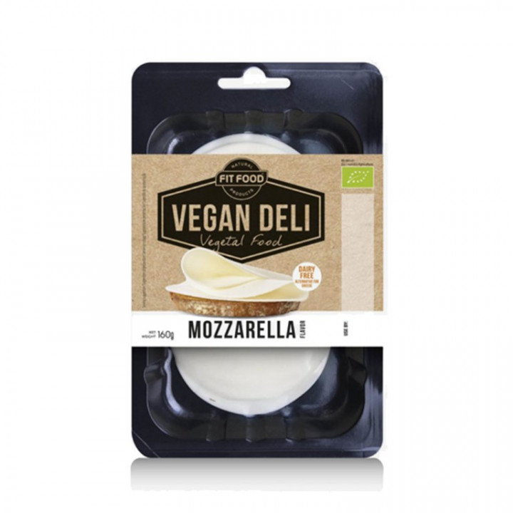 Fit Food Vegan Sliced Mozzarella Cheese 160G