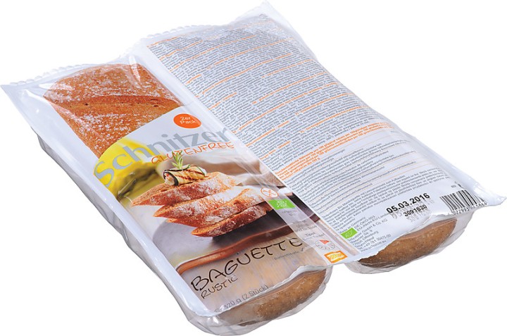 Schnitzer Corn Baguete Flaxseed 320G Bio