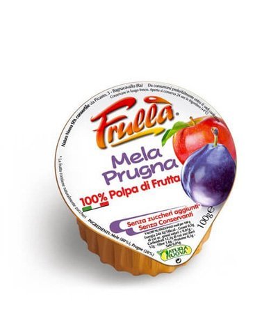 Frulla Apple Plum Pulp 2X100G Bio