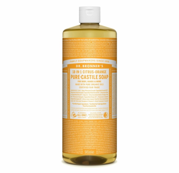 Dr. Bronners 18 In 1 Citrus Orange Soap 945Ml