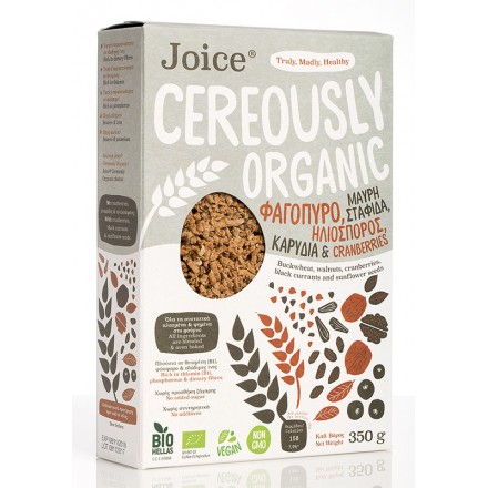 Joice Cereously Organic Buckwheat Cereal 350G