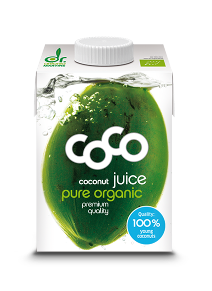 Dr. Martins Green Coconut Water 500Ml Βιο