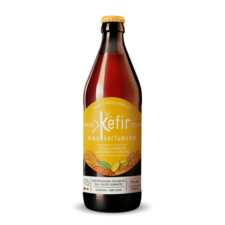 Water Kefir Ginger Turmeric 330Ml