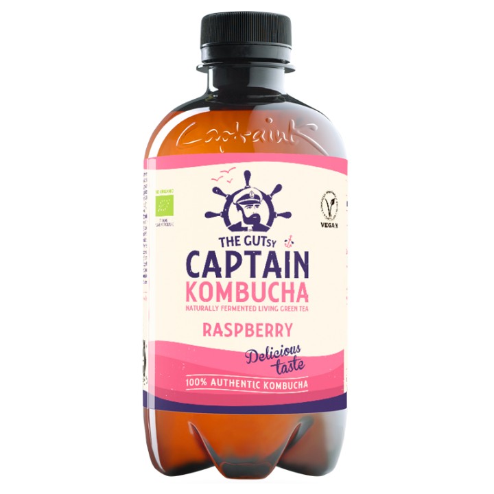 Captain Kombucha California Raspberry 400Ml Bio
