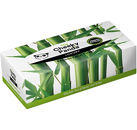 Cheeky Panda, Bamboo Facial Tissues Box