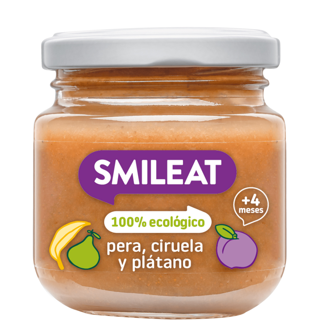 Smileat Three Fruit Baby Food 130G Bio
