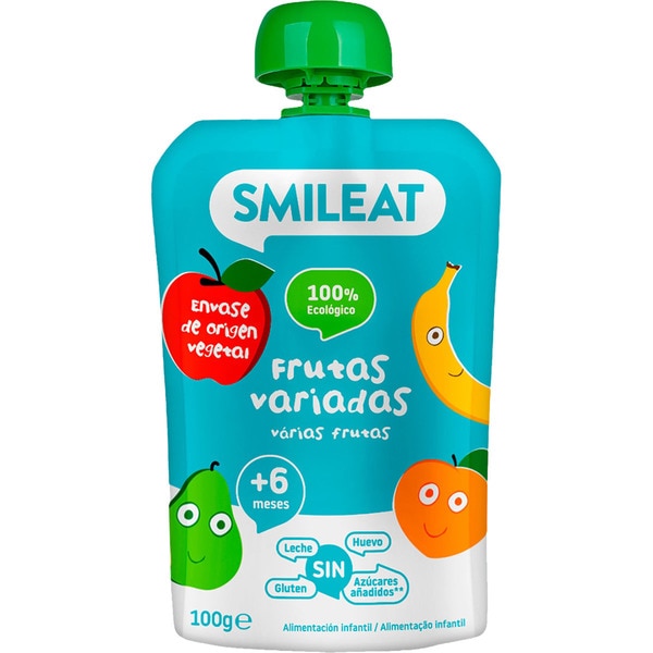 Smileat Multi Fruit Pouch 100G Bio