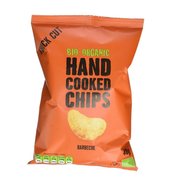 Trafo Hand Cooked Chips Barbecue 40Gr Bio